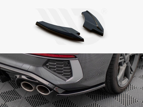 Audi S3 Sedan 8Y Rear Side Splitters V.2 - Maxton Design
