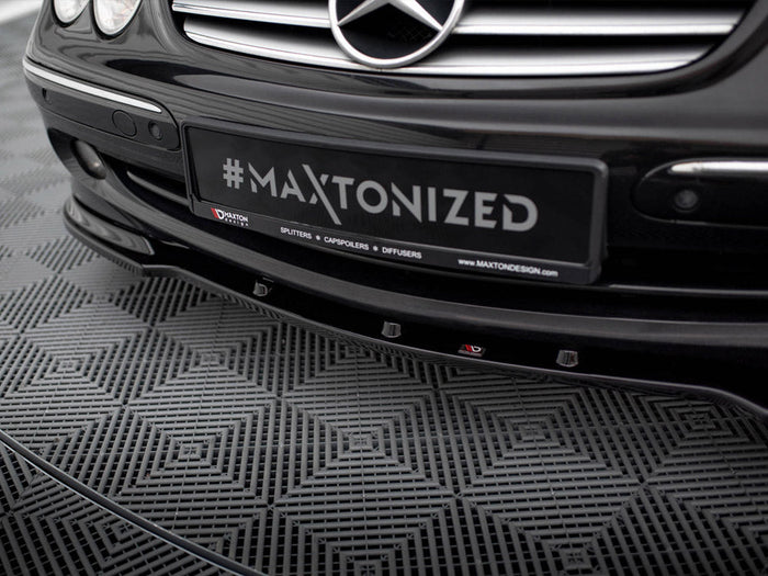 Maxton Design - FRONT SPLITTER MERCEDES CLK W 209 FOR STANDARD VERSION