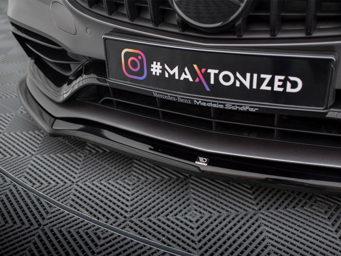 Mercedes-AMG C63 Sedan / Estate W205 Facelift Front Splitter V.1 - Maxton Design
