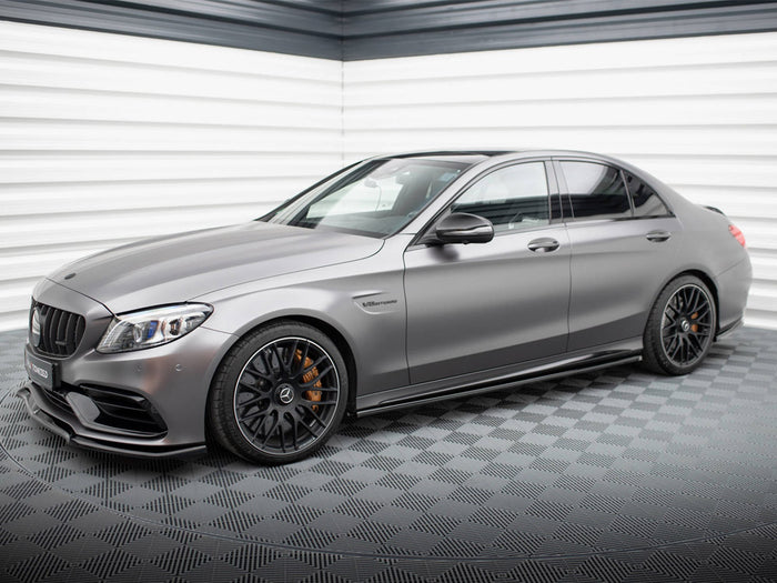 Mercedes-AMG C63 Sedan / Estate W205 Facelift Side Skirts Diffusers - Maxton Design