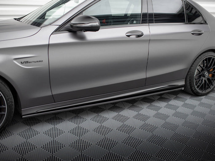 Mercedes-AMG C63 Sedan / Estate W205 Facelift Side Skirts Diffusers - Maxton Design