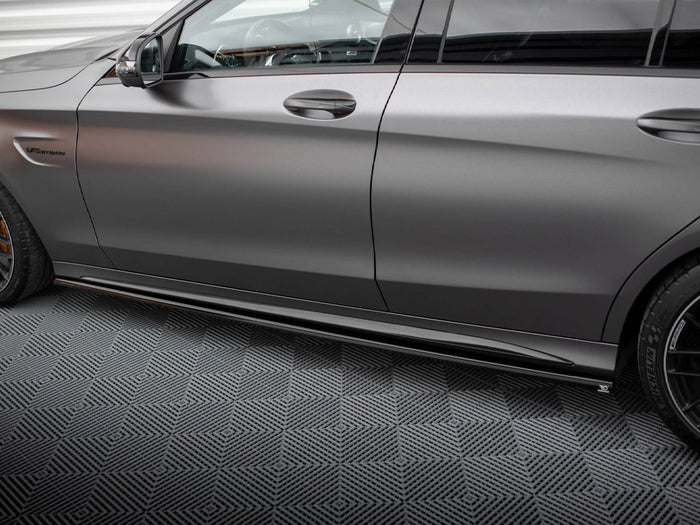 Mercedes-AMG C63 Sedan / Estate W205 Facelift Side Skirts Diffusers - Maxton Design