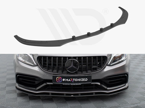 Maxton Design - STREET PRO FRONT SPLITTER MERCEDES-AMG C63 SEDAN / ESTATE W205 FACELIFT