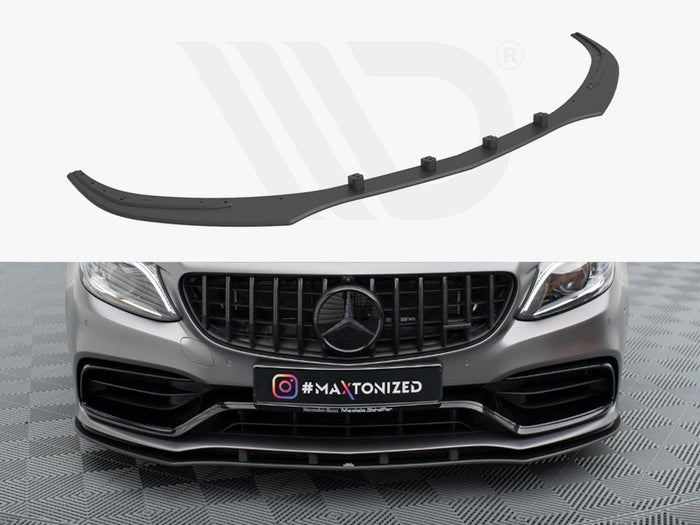 Maxton Design - STREET PRO FRONT SPLITTER MERCEDES-AMG C63 SEDAN / ESTATE W205 FACELIFT