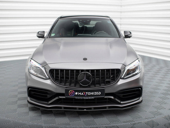 Maxton Design - STREET PRO FRONT SPLITTER MERCEDES-AMG C63 SEDAN / ESTATE W205 FACELIFT