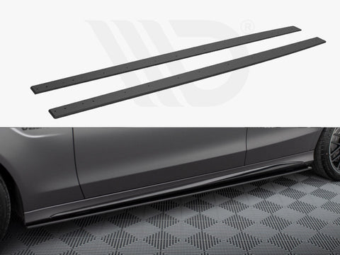 Maxton Design - STREET PRO SIDE SKIRTS DIFFUSERS MERCEDES-AMG C63 SEDAN / ESTATE W205 FACELIFT