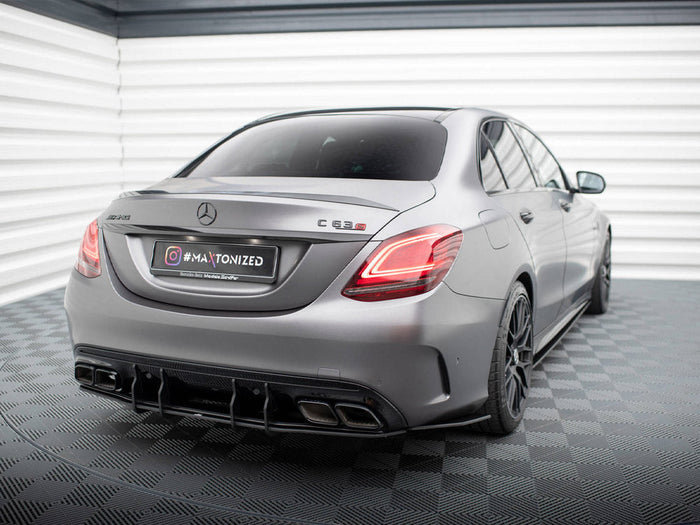 Maxton Design - STREET PRO REAR SIDE SPLITTERS MERCEDES-AMG C63 SEDAN / ESTATE W205 FACELIFT