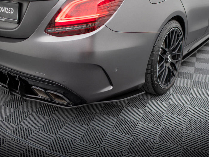 Maxton Design - STREET PRO REAR SIDE SPLITTERS MERCEDES-AMG C63 SEDAN / ESTATE W205 FACELIFT