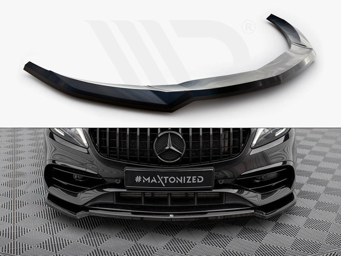 Front Splitter V.1 Mercedes-Benz A AMG-Line W176 Facelift - Maxton Design