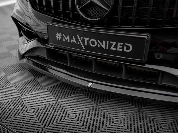 Front Splitter V.1 Mercedes-Benz A AMG-Line W176 Facelift - Maxton Design