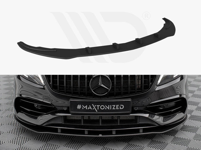 Maxton Design - STREET PRO FRONT SPLITTER MERCEDES-BENZ A AMG-LINE W176 FACELIFT