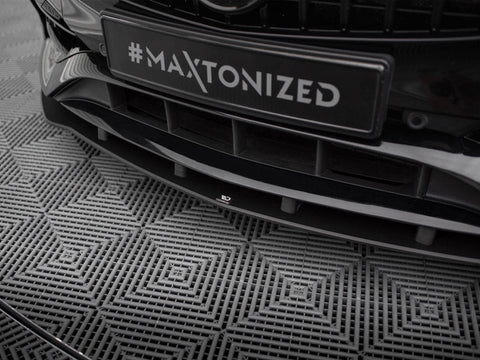 Maxton Design - STREET PRO FRONT SPLITTER MERCEDES-BENZ A AMG-LINE W176 FACELIFT