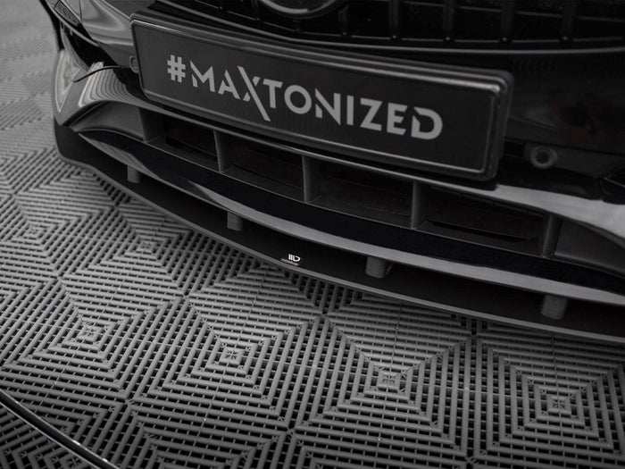 Maxton Design - STREET PRO FRONT SPLITTER MERCEDES-BENZ A AMG-LINE W176 FACELIFT