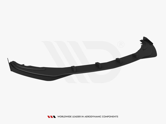 Maxton Design - STREET PRO FRONT SPLITTER + FLAPS MERCEDES-BENZ A AMG-LINE W176 FACELIFT