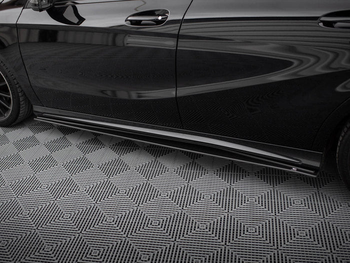 Maxton Design - STREET PRO SIDE SKIRTS DIFFUSERS MERCEDES-BENZ A AMG-LINE W176 FACELIFT