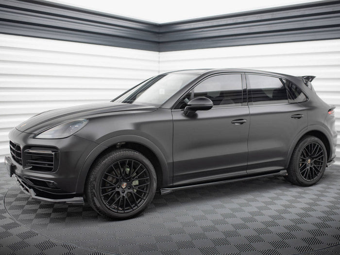 Maxton Design - SIDE SKIRTS DIFFUSERS PORSCHE CAYENNE SPORT DESIGN MK3 / STANDARD MK3 FACELIFT