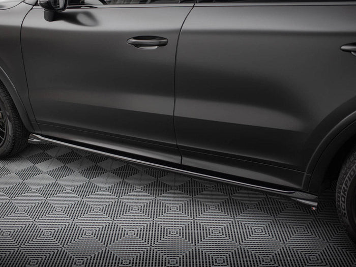 Maxton Design - SIDE SKIRTS DIFFUSERS PORSCHE CAYENNE SPORT DESIGN MK3 / STANDARD MK3 FACELIFT