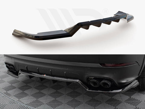 Maxton Design Gloss Black Front Diffuser Splitter For BMW X3 F25 M-Pack (Facelift)
