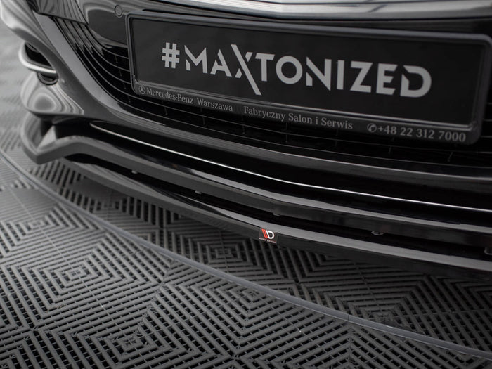 Front Splitter V.2 Mercedes-Benz S W222 - Maxton Design