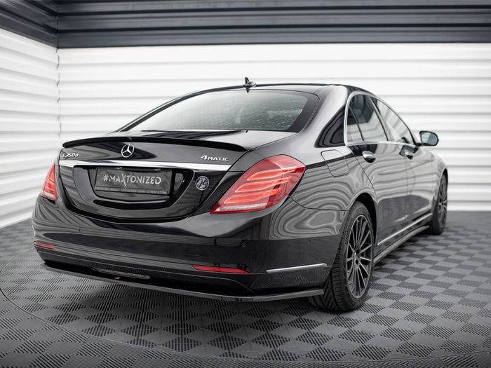 Central Rear Splitter V.1 Mercedes-Benz S W222 - Maxton Design