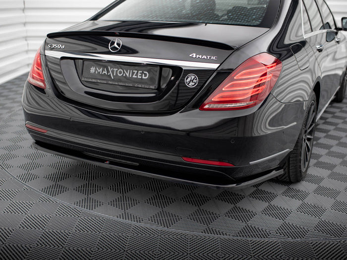 Central Rear Splitter V.1 Mercedes-Benz S W222 - Maxton Design