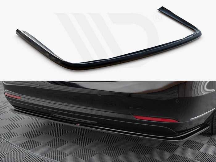 Central Rear Splitter V.2 Mercedes-Benz S W222 - Maxton Design