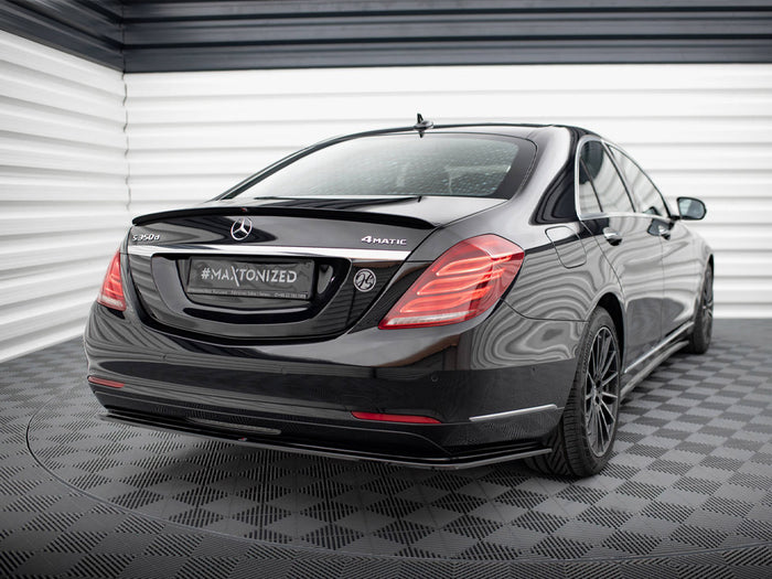 Central Rear Splitter V.2 Mercedes-Benz S W222 - Maxton Design