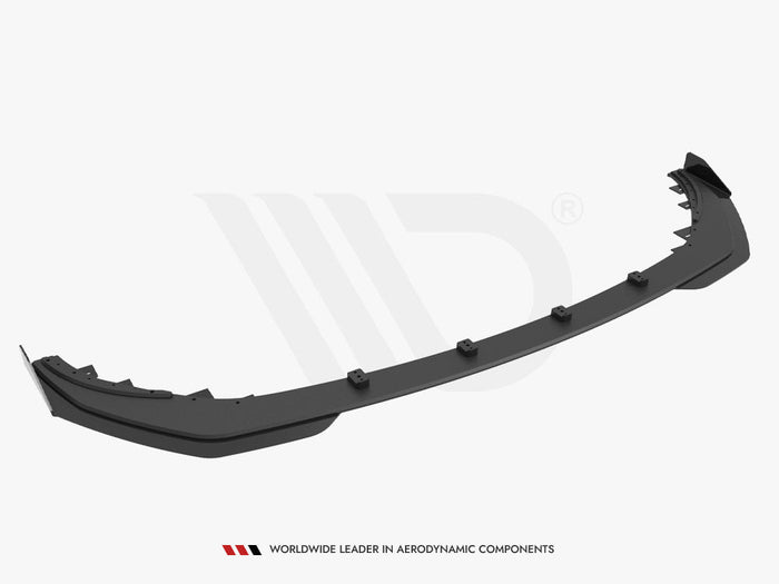 Maxton Design - STREET PRO FRONT SPLITTER + FLAPS MERCEDES-AMG C43 COUPE C205 FACELIFT