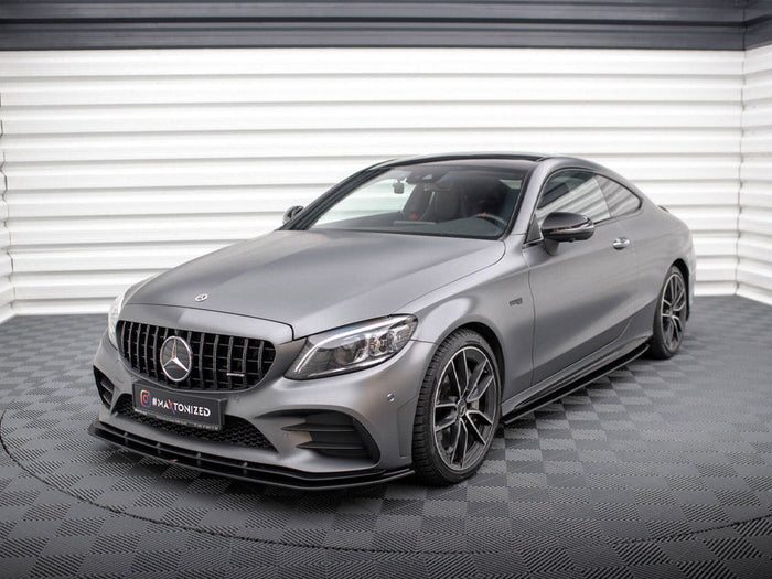 Maxton Design - STREET PRO SIDE SKIRTS DIFFUSERS MERCEDES-AMG C43 COUPE C205 FACELIFT