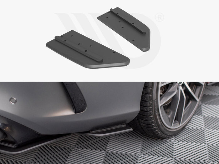 Maxton Design - STREET PRO REAR SIDE SPLITTERS MERCEDES-AMG C43 COUPE C205 FACELIFT