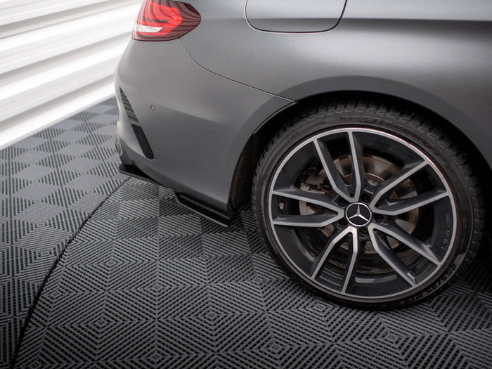 Maxton Design - STREET PRO REAR SIDE SPLITTERS MERCEDES-AMG C43 COUPE C205 FACELIFT