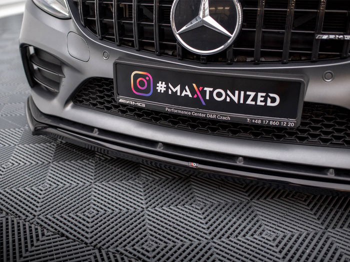 Mercedes-AMG C43 Coupe / Sedan / Estate C205 / W205 / S205 Facelift Front Splitter V.1 - Maxton Design