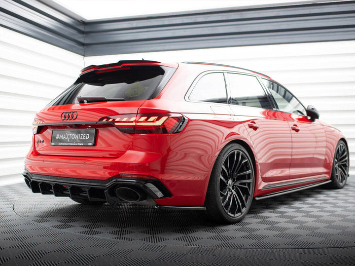Maxton Design - REAR SIDE SPLITTERS AUDI RS4 B9 AVANT