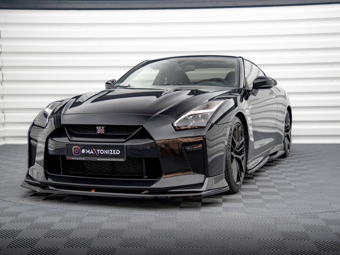Nissan GTR R35 2nd Facelift Front Splitter V.1 - Maxton Design