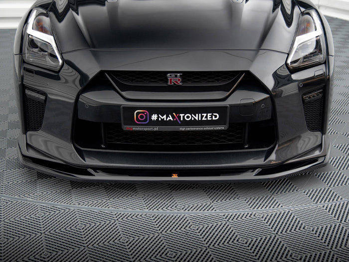 Nissan GTR R35 2nd Facelift Front Splitter V.1 - Maxton Design