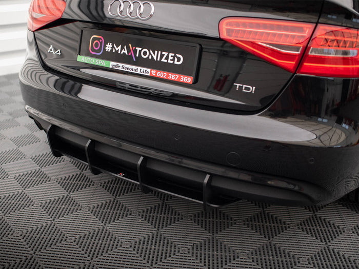 Maxton Design - STREET PRO REAR DIFFUSER AUDI A4 B8 FACELIFT