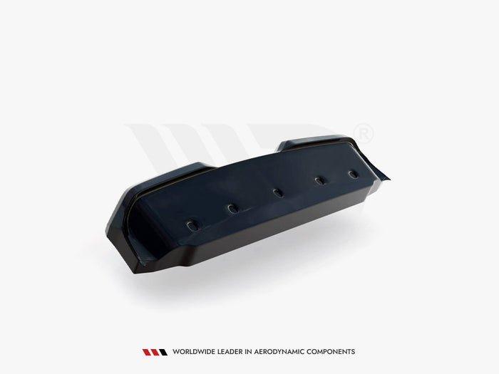 Nissan GTR R35 Facelift Central Rear Splitter (Vertical Bars) - Maxton Design