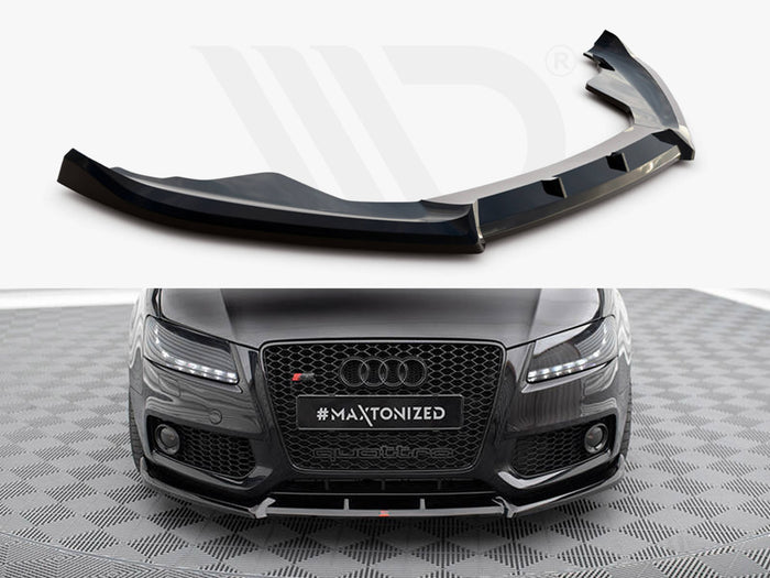 Audi S5 / A5 S-Line 8T Front Splitter V.2 - Maxton Design