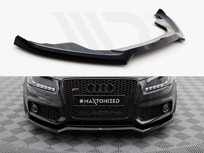Audi S5 / A5 S-Line 8T Front Splitter V.3 - Maxton Design