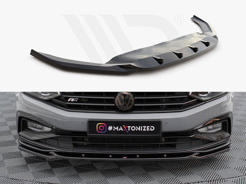 Volkswagen Passat R-Line B8 Facelift Front Splitter V.2 - Maxton Design