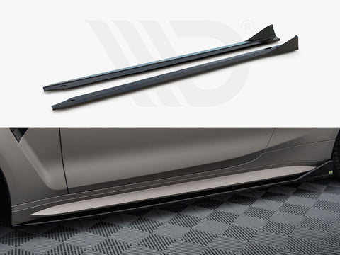 BMW M4 G82 Side Skirts Diffusers V.3 CSL Look - Maxton Design