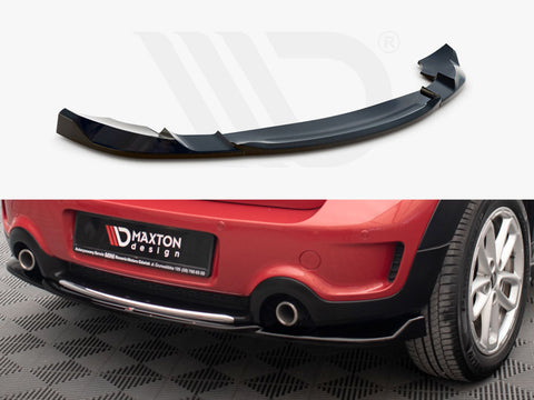 Central Rear Splitter Mini Cooper Countryman R60 Facelift - Maxton Design
