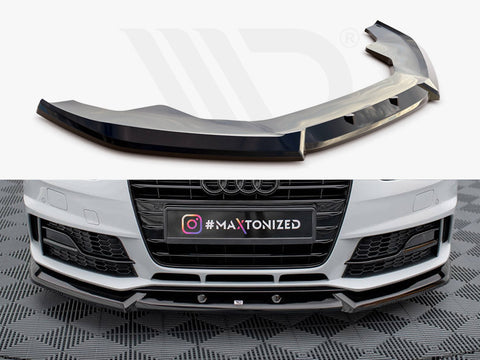 Audi A4 Competition B8 Facelift Front Splitter V.1 - Maxton Design