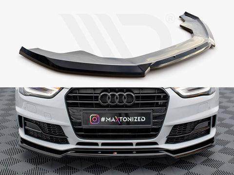 Audi A4 Competition B8 Facelift Front Splitter V.2 - Maxton Design