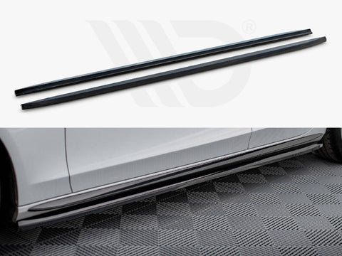 Audi A4 / A4 S-Line / S4 B8 Side Skirts Diffusers V.3 - Maxton Design