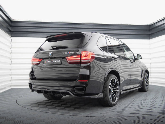 BMW X5 M-Pack F15 Central Rear Splitter (Vertical Bars) - Maxton Design