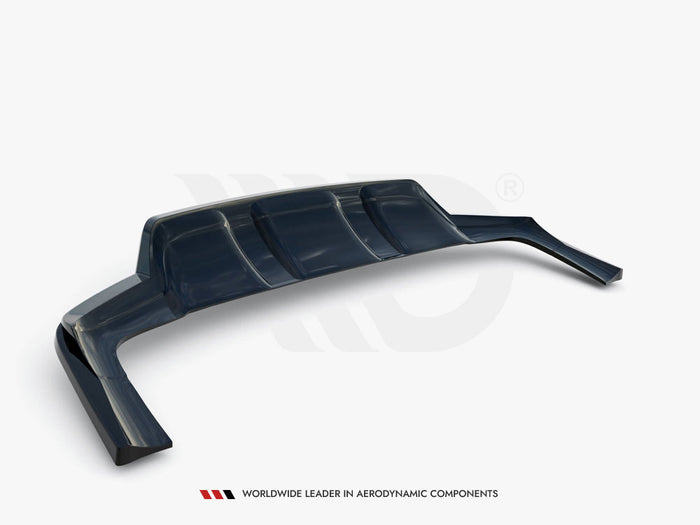 Rear Splitter (Vertical Bars) Mercedes-Benz GLE SUV AMG-Line W167 / W167 Facelift - Maxton Design