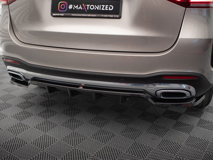 Rear Splitter (Vertical Bars) Mercedes-Benz GLE SUV AMG-Line W167 / W167 Facelift - Maxton Design
