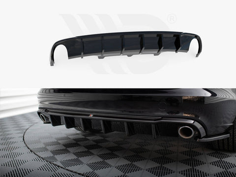 Audi A6 Avant C7 (Version with single exhausts on both sides) Rear Valance - Maxton Design