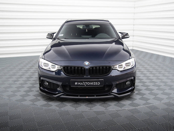 BMW 4 Coupe / Gran Coupe / Cabrio M-Pack F32 / F36 / F33 Front Splitter V.5 - Maxton Design